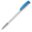 Stylo Deniro Opaque Pointe métal - Blanc / bleu clair