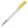 Stylo Deniro Opaque Pointe métal - Blanc / jaune