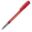 Stylo Deniro Transparent Point métal - Ecru / rouge