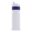 Bidon de sport avec bague 750ml - Blanc / bleu foncé