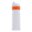 Bidon de sport avec bague 750ml - Blanc / orange