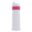 Bidon de sport avec bague 750ml - Blanc / rose