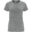 T-shirt de 170 g/m² Capri à manches courtes pour femme - Gris chiné