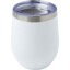 Gobelet isotherme Corzo 350 ml  en cuivre inoxydable recyclé certifié RCS - Blanc
