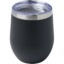 Gobelet isotherme Corzo 350 ml  en cuivre inoxydable recyclé certifié RCS - Noir