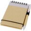 Bloc-notes recyclé format A7 avec stylo Zuse - Lilas / naturel