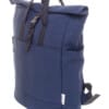 Rebyss Roll Sac à dos en toile recyclée - Bleu foncé