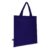 R-PET Sac de transport non tissé poignées courtes 38 x 42cm 75g/m² - Bleu foncé