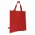R-PET Sac de transport non tissé poignées courtes 38 x 42cm 75g/m² - Rouge