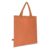 R-PET Sac de transport non tissé poignées courtes 38 x 42cm 75g/m² - Orange