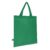 R-PET Sac de transport non tissé poignées courtes 38 x 42cm 75g/m² - Vert