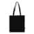 R-PET Sac de transport non tissé à longues poignées 38 x 42cm 75g/m² - Noir