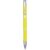 Stylo bille en aluminium recyclé Moneta (encre bleue) - Jaune