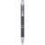 Stylo bille en aluminium recyclé Moneta (encre bleue) - Noir