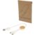 Câble 5 en 1 Chechia en plastique recyclé de 30 cm pour la synchronisation des données et la charge rapide de 27 W avec détai - Blanc