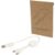 Câble 5 en 1 Citala en plastique recyclé de 30 cm pour la synchronisation des données et la charge rapide de 27 W - Blanc