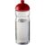 Bouteille de sport H2O Active® Eco Base 650ml avec couvercle dôme - Translucide / rouge