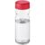 Bouteille H2O Active® Eco Base 650ml avec couvercle vissé - Translucide / rouge