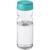 Bouteille H2O Active® Eco Base 650ml avec couvercle vissé - Translucide / bleu aqua