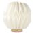 Lampe LED en papier pliable Coollux Luna 25cm, inspirée de l'Origami - Nature