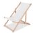 Chaise de plage pliante sublimation - Blanc