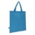 R-PET Sac de transport non tissé poignées courtes 38 x 42cm 75g/m² - Bleu