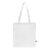 R-PET Sac de transport non tissé à longues poignées 38 x 42cm 75g/m² - Blanc