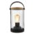 Lampe Edison en bambou - Noir