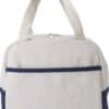 Sac isotherme Alex | Coton | 6 l - Bleu marine/naturel
