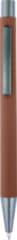 Stylo Emmett | Original | Finition caoutchoutée - Brun