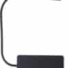 Hub USB Layton | Aluminium | 3 ports - Noir