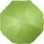 Parasol Elsa | Polyester 190T | Revêtement UV - Vert clair