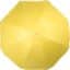 Parasol Elsa | Polyester 190T | Revêtement UV - Jaune