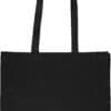 Sac shopping en coton 220 g/m2 Isaac - Noir
