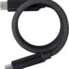 Câble de charge Janet | Nylon | Magnétique | USB-C - Noir