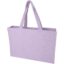 Sac shopping Siam en tissu éponge recyclé GRS de 13 L - Lilas