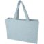 Sac shopping Siam en tissu éponge recyclé GRS de 13 L - Bleu nuage