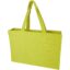 Sac shopping Siam en tissu éponge recyclé GRS de 13 L - Citron vert