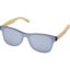Lunettes de soleil Tan avec branches en bambou - Argent