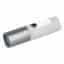 Lampe de poche LED rechargeable 10 W avec fonction zoom 300 lm - Blanc