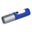 Lampe de poche LED rechargeable 10 W avec fonction zoom 300 lm - Bleu