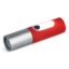 Lampe de poche LED rechargeable 10 W avec fonction zoom 300 lm - Rouge