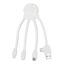 4009| Xoopar Eco Octopus Câble de recharge Ocean Bound Plastic - Blanc