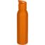 Bouteille d’eau Sky de 650 ml en acier inoxydable recyclé certifié RCS à simple paroi - Orange
