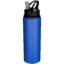 Bouteille d’eau Fitz de 800 ml en acier inoxydable recyclé à simple paroi - Bleu royal