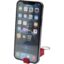 Support de téléphone Aggia avec jouet fidget en plastique recyclé - Rouge