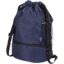 Sac de sport Varyon à cordon en matériaux recyclés certifiés GRS avec compartiment inférieur de 18 L - Marine