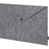 Refelt Slim Porte-documents en RPET - Gris
