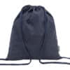 Dropex Sac piscine en coton recyclé - Bleu foncé