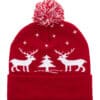Skandimos Bonnet d'hiver Noël - Rouge